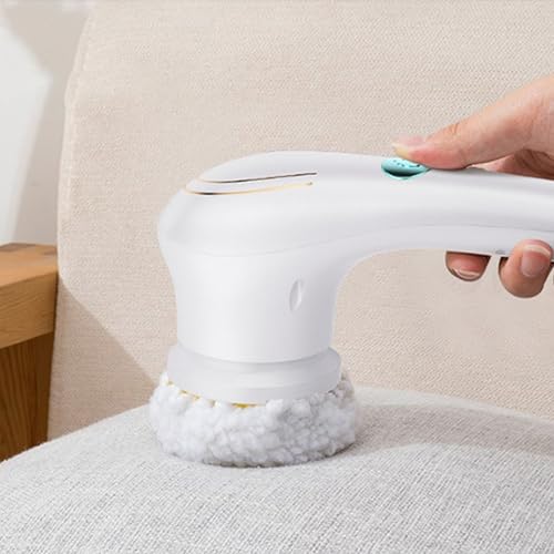 Image of Handheld Electric Cleaning Brush,Handheld Electric Dishwashing Brush,Handheld Electric Scrubber,Handheld Electric Rotary Scrubber for Dish Sofa Carpet Kitchen Bathroom