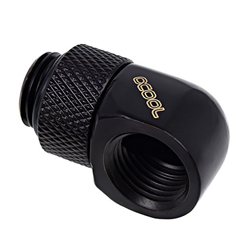 Alphacool - Eiszapfen L-Verbinder drehbar G1/4 AG Auf G1/4 IG