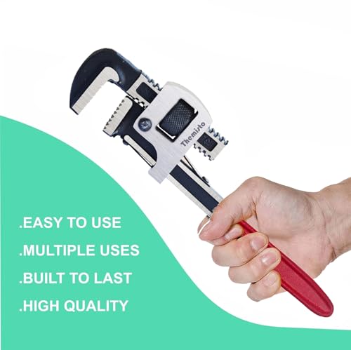 Image of THEMISTO TH-T25 12 inch Adjustable Pipe Wrench