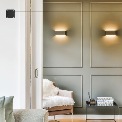 Cierrapuertas automáticos de plástico e hierro para puertas de patio 7
