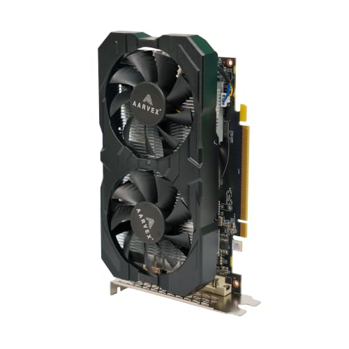 Image of RX580 8GB GDDR5 Graphics Card, 256-Bit PCIe x16 Gaming GPU, Dual Fan Graphics Card with HDMI, DisplayPort & DVI, High Performance Video Card for Gaming, Video Editing & Desktop PC