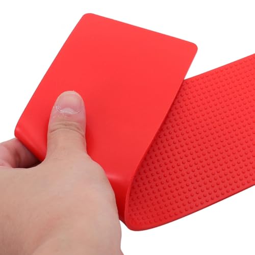 Marcadores de límite CHILDWEET de PVC rectangulares rojos para tenis y baloncesto 3