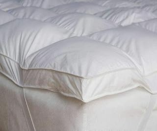 Hotel Quality Microfibre Mattress Topper Thick 10 cm Box Stitched Anti Allergenic (Double)