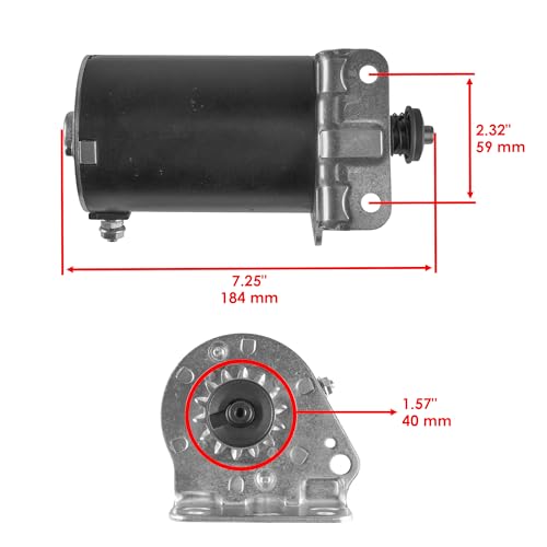 Caltric Starter Compatible con Briggs and Stratton 17.5HP 2005-2006 593936 693552 miniatura 2