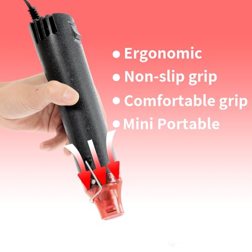 Ferropeak Heat Gun 300W, Handed Hot Air Gun for Crafting and DIY (Black) - image 5
