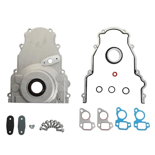 Image of 12600326 Front Timing Cover with Gasket kit | Compatible with GMC LS LS LS2 LS3 4.8L 5.3L 6.0L 6.2L Engines 12633906