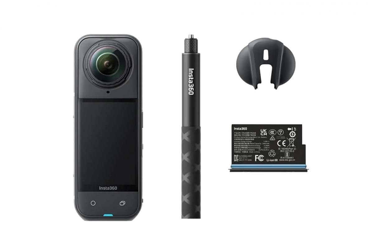 Insta360 X5 Starter Bundle - Waterproof 8K 360° Action Camera, Leading Low Light, Invisible Selfie Stick Effect, Rugged & Replaceable Lens, 3-Hour Battery, Clear Audio, Stabilization-picture-19