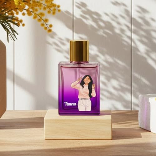 Image of Perfumes (Bella Vita DATE Woman Perfume 100ml | Original Bella Vita EDP for Women | Long Lasting Fruity Floral Scent with Pink Pepper, Red Fruits, Jasmine & Vanilla | Personalized Name & Cartoon Artwork Bottle | Romantic Gift for Her by Love Craft Gifts)