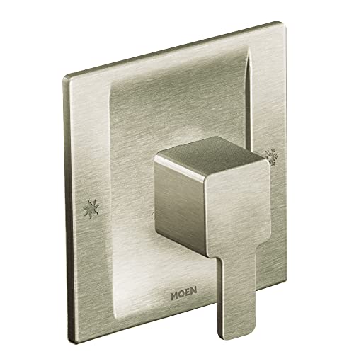 Moen 90 Degree Brushed Nickel 1-Handle Posi-Temp Pressure Balancing Valve Trim Kit, Valve Required, TS2711BN