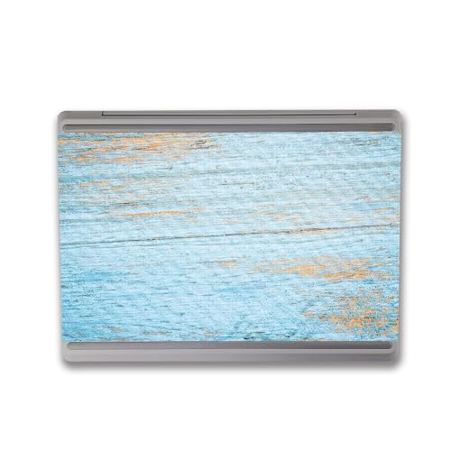 Image of MightySkins Carbon Fiber Skin Compatible with Microsoft Surface Laptop Go 3 (2023) Full Wrap Kit - Distressed Wood | Protective, Durable Textured Carbon Fiber Finish | Easy to Apply | Made in The USA