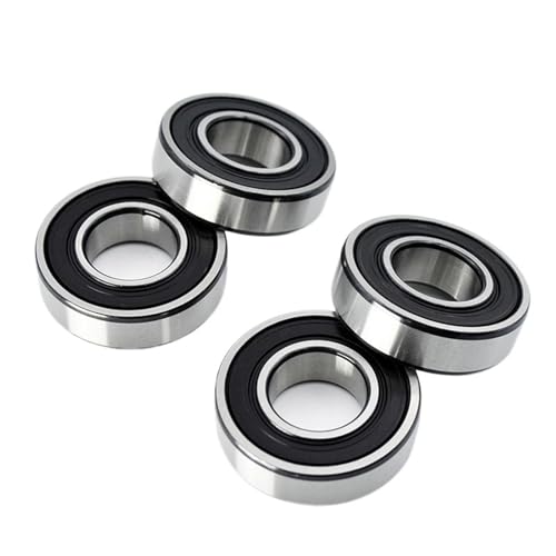 Roulements 6002 2RS 15x32x9 mm en acier chromé étanche pour machine - 7