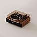 Syitren Paron Record Player Vintage Turntable for Vinyl Records with Built-in Speakers Bluetooth Retro Phonograph Wood Walnut