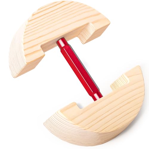 Image of Hat Stretcher for Fitted Hats, Cowboy Hat Stretcher Fitted Hat 7 to 8 1 /2, Adjustable Wooden Hat Jack Stretcher Fits All Caps