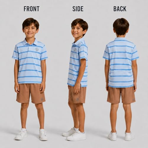 Image of AEROPOSTALE Boys Shorts Set 2 Piece Polo Shirt and Matching Shorts | Structured Collar, Two-Button Placket, Embroidered Logo Detail, Short Sleeve Design