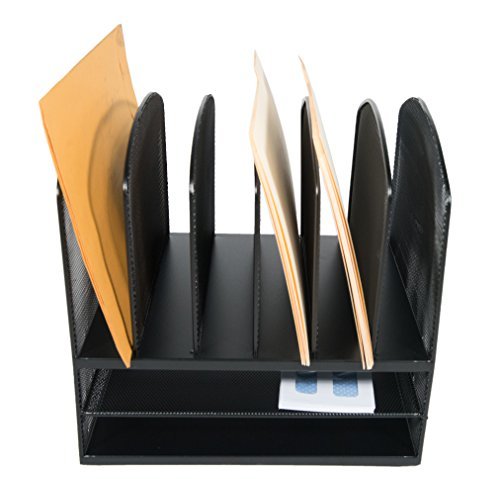 image for Adir Corp. AdirOffice Mesh Desk Organizer - Desktop Paper-File-Folder 