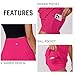 PINSPARK Tennis Skorts for Women with Pockets Tummy Control Athletic Golf Skort Lightweight Solid Skort Skirts with 2 Pockets, Hot Pink Small