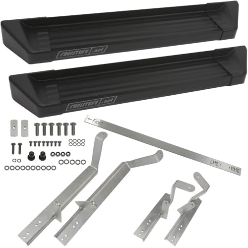Marchepied libre d'accès marche d'entrée pour FIAT Ducato, pour Citroën Jumper, pour Peugeot Boxer, pour Opel Movano, camping-car avec ABE noir