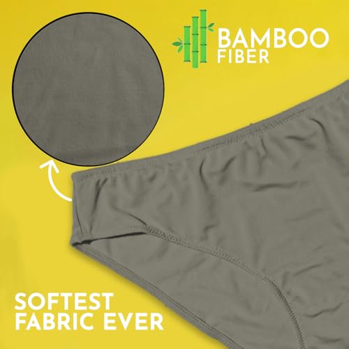Image of HEELIUM Bamboo Underwear for Women | Ultra-Soft, Breathable & Odour-Free | 3X Softer Than Cotton | Moisture-Wicking | Ideal for Sensitive Skin & All-Day Comfort