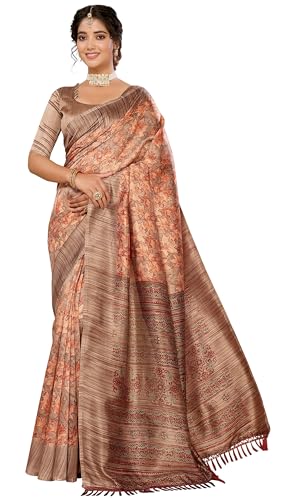 Sari indien traditionnel femme en soie imprimée motif litchi vetement ethnique vert