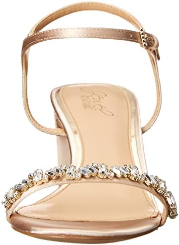 Jewel Badgley Mischka Dagny Strappy Low Block Heel | Image 1