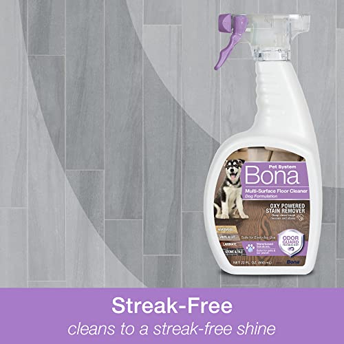 Image of Bona Pet Spray Odor Eliminator, Dog Formulation, 32 fl oz, Safe for Carpeted Areas and Multi-Surface Floors (Pack of 2)