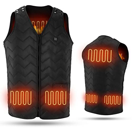 Veste chauffante extérieure USB gilet chauffant vêtements de randonnée hiver
