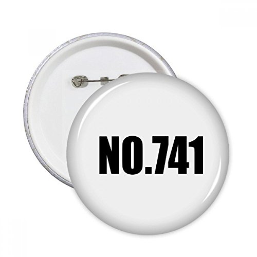 Badge bouton No.741 multicolore pour customiser vos vestes et sacs