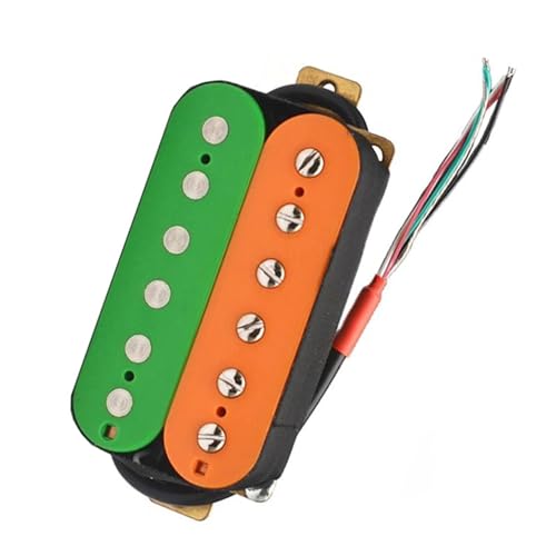 Kit micro guitare électrique Humbucker bicolore à vis réglable pour micro de cou - 2