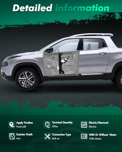 Image of SCITOO Power Window Regulator with Motor for Fiat for 500