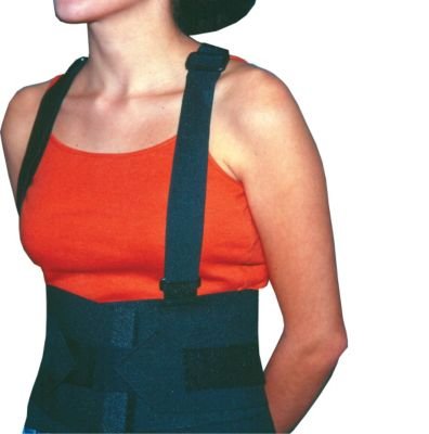 Mutual Industries 1010140-101 Occu-Rite Industrial Back Support, 9", Small, Black