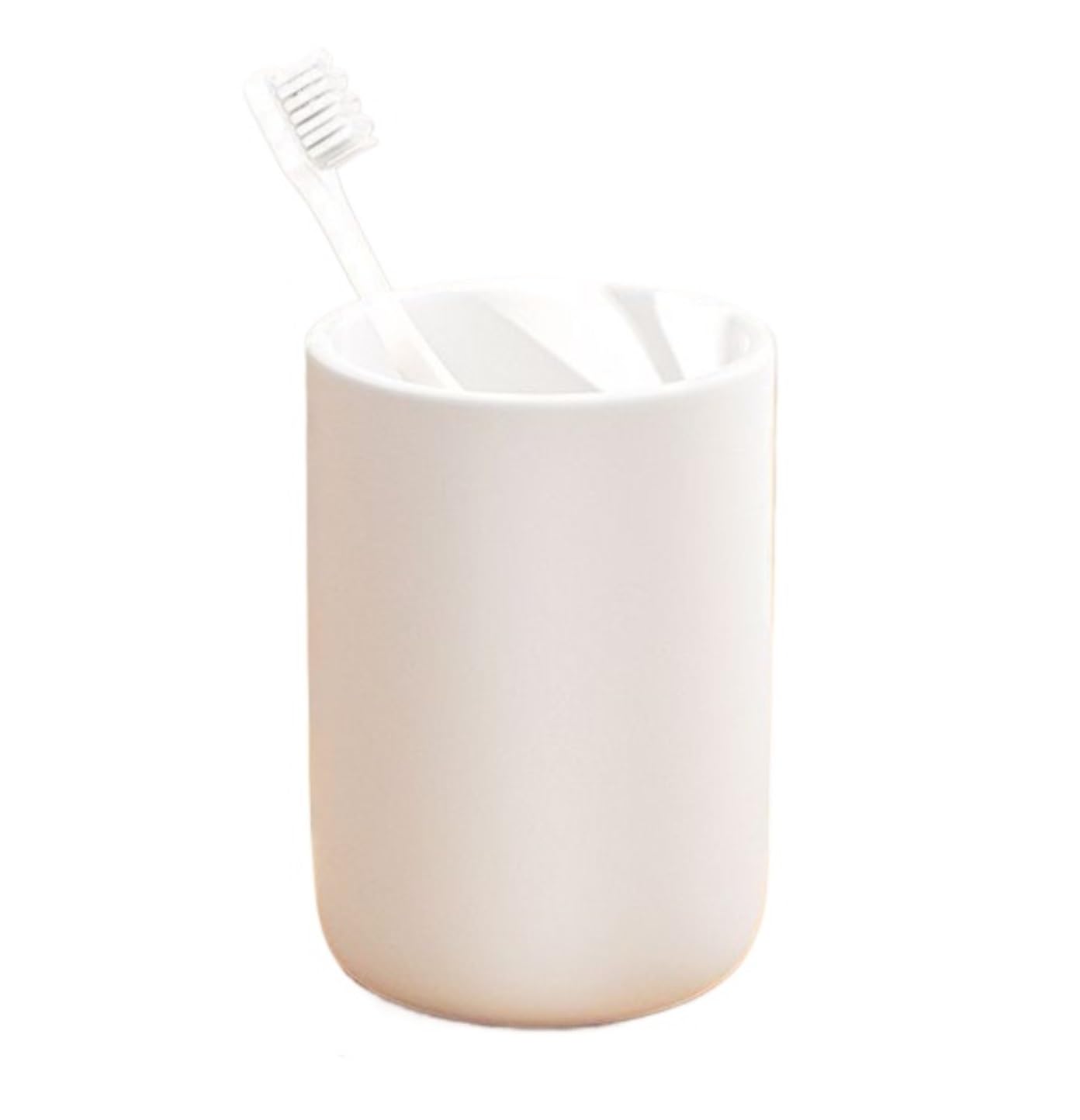 Organizer per Spazzolino da Denti Portaspazzolino for Bagno, Organizer for Tazza di Dentifricio Ad Asciugatura Rapida Accessori da Bagno(White)