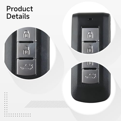 Télécommande Outlander 3 boutons 433 MHz ID46 coque ABS Bosreroy - 5
