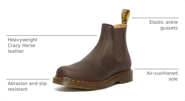 Image of Dr. Martens Women's 2976 Women's Smooth Leather Chelsea Boot
