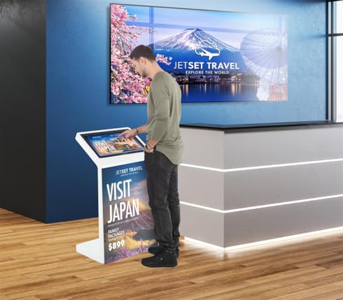 Image of Displays2go 21.5 inch Interactive Touchscreen Kiosk