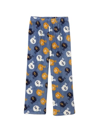GAP boys Soft Pajama Bottom Football Blue 6