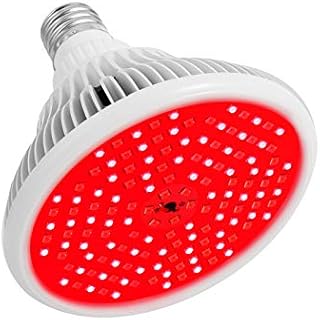 Red Light Therapy Lamp with Transparent Cover, MAINENG 144 LEDs 660nm and Near Infrared 850nm Combo Lights Therapy Bulb Device for Skin, Pain Relief