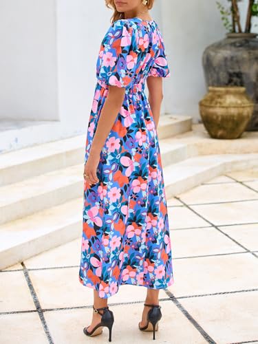 Image of Maxigerui Women's Summer Floral Maxi Dress Spring Wedding Guest Dress 2026