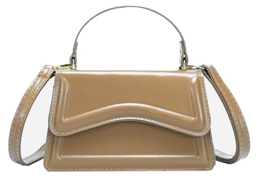 Image of SHUIANGRAN Stylish and Simple Crossbody Bag Small Square bag Purses for Women Satchel Shoulder bag Bag Purse