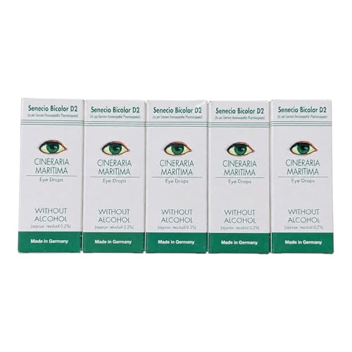 Dr. Cineraria maritima 10ml made in Germany Alcohol free Pack of (5)