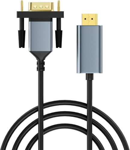 Image of Tobo DisplayPort to VGA Cable 6.6ft, Display Port DP to VGA 1080P@60Hz Adapter Converter Male to Male Braided Cord for Desktop Laptop Graphics Card to Monitor Projector HDTV TD-1574CC