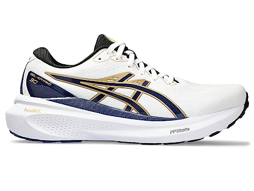 ASICS Men's Gel-Kayano 30 Anniversary Shoes, 9, White/DEEP Ocean