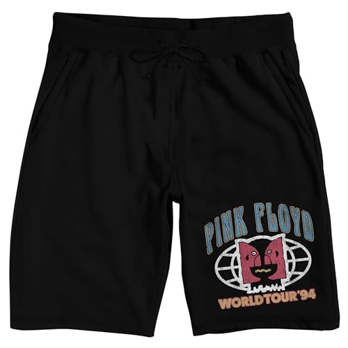Pink Floyd ‘94 World Tour Men's Black Sleep Pajama Shorts