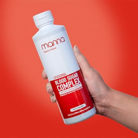 Manna Vitamins Evolved - Liposomal Blood Sugar Complex - Supports Normal Sugar Levels - Metabolism Control for Men & Women Cover