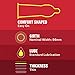 Condoms, Durex RED Extra Sensitive, Ultra Fine, Extra Lubricated Natural Rubber Latex Condoms for Men, 42 Count, FSA & HSA Eligible