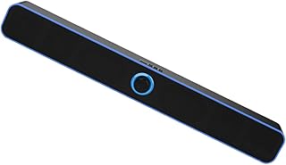 SECFOU Barra De Alto-Falantes Alto-Falante Estéreo Tv Soundbox 50 Alto-Falantes Soundbar Alto-Falante Tv Alto-Falantes 50 Alto-Falantes 50 Caixa De Som Abs Portátil Áudio Preto