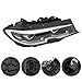 Front Headlight Assembly For 2019 2020 2021 BMW 3 Series G20 G21,Right Passenger Side Replacement,LED Headlamp Black Housing Clear Lens