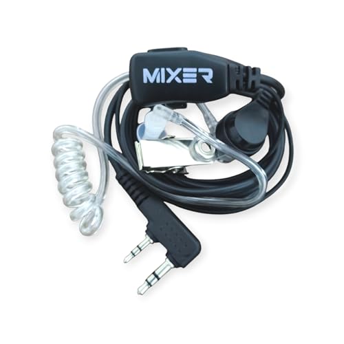 Fone Para Rádio Comunicador Padrão Baofeng 777s Uv5r Intelbras Rc3002 Conexão em Silicone - Mixer K-200