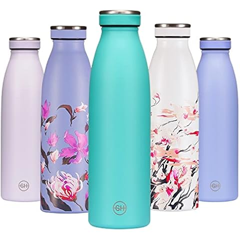 B2DO Botella Térmica de Acero Inoxidable 500ml Mar Verde Cover