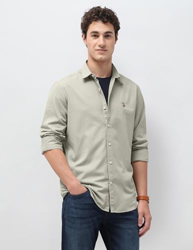Image of U.s. Polo assn. Denim co. Men's Regular fit Twill Shirt