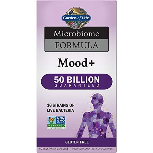 Garden of Life Microbiome Formula Mood+, 60 Vegetarian Capsules